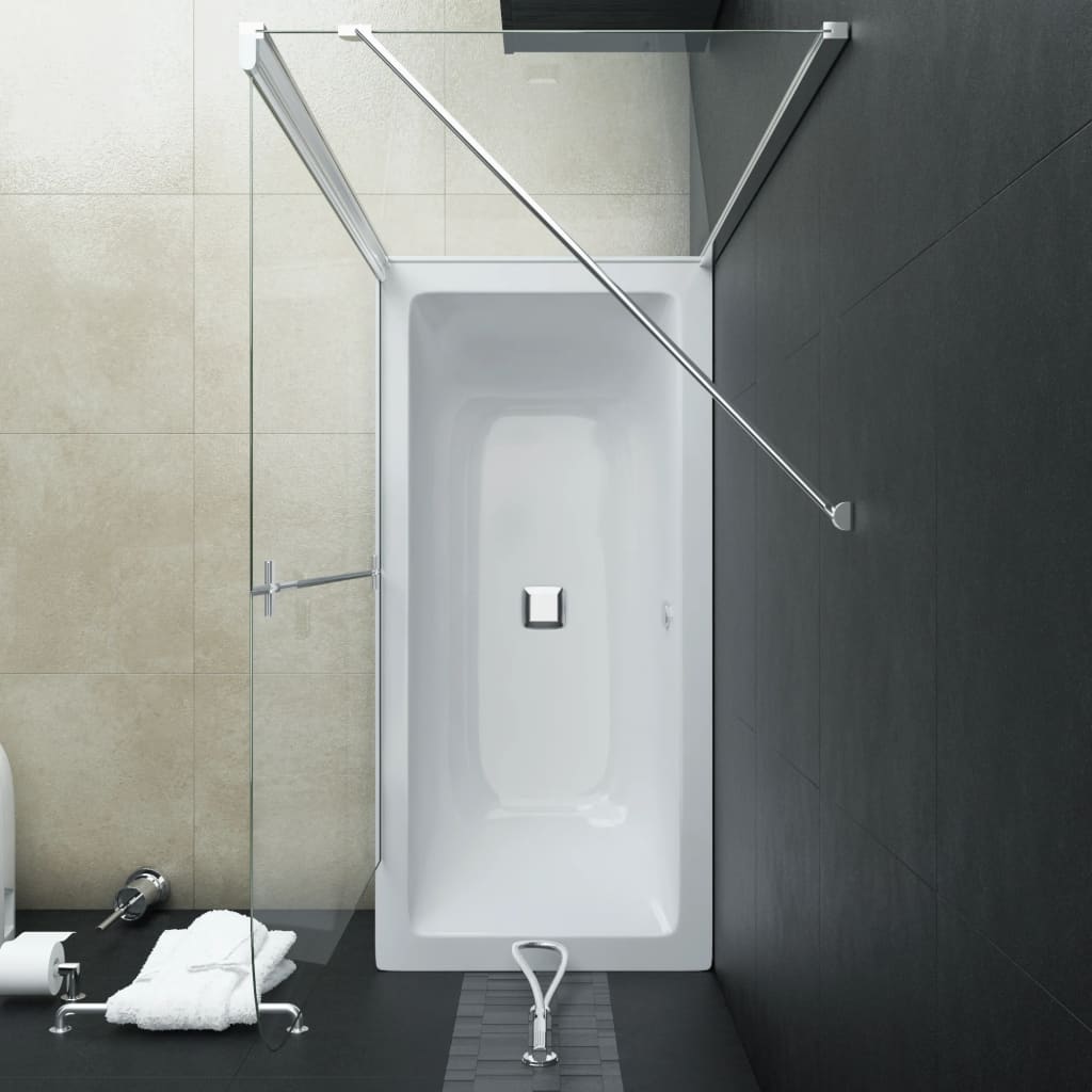 Bi-Folding Shower Enclosure ESG 120x68x130 cm