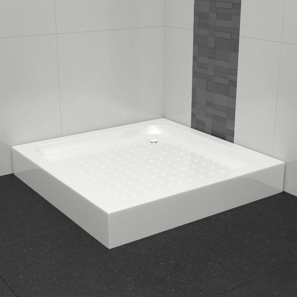 Shower Base Tray 70x70x13.5 cm Acrylic White