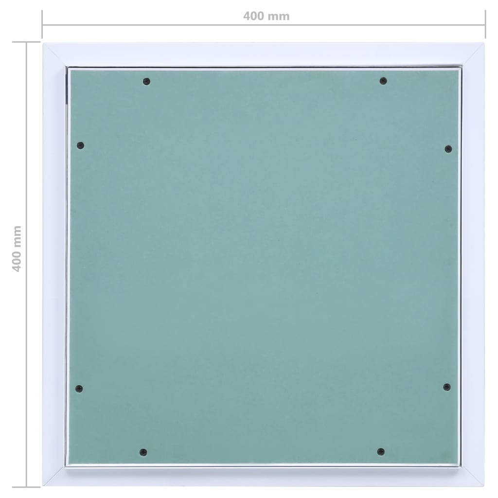 Access Panel with Aluminium Frame and Plasterboard 400x400 mm