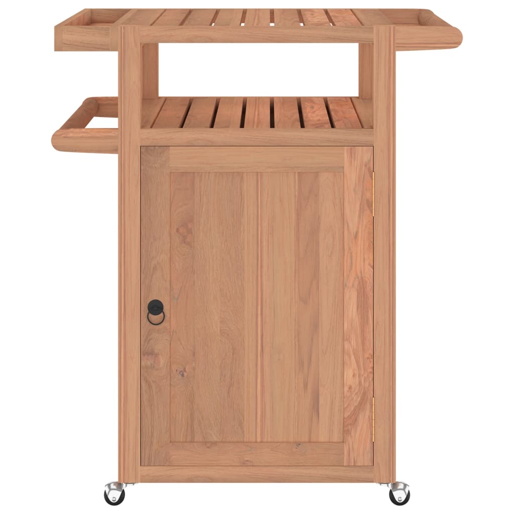 Bar Cart 70x50x90 cm Solid Wood Teak
