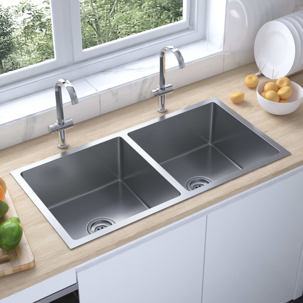 51522 Handmade Kitchen Sink Stainless Steel