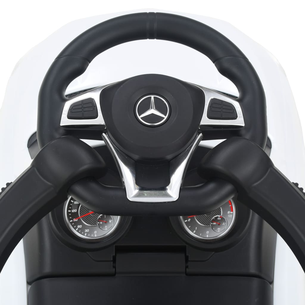 Kinder-Aufsitzauto mit Schiebestange Mercedes Benz GLE63 Weiss