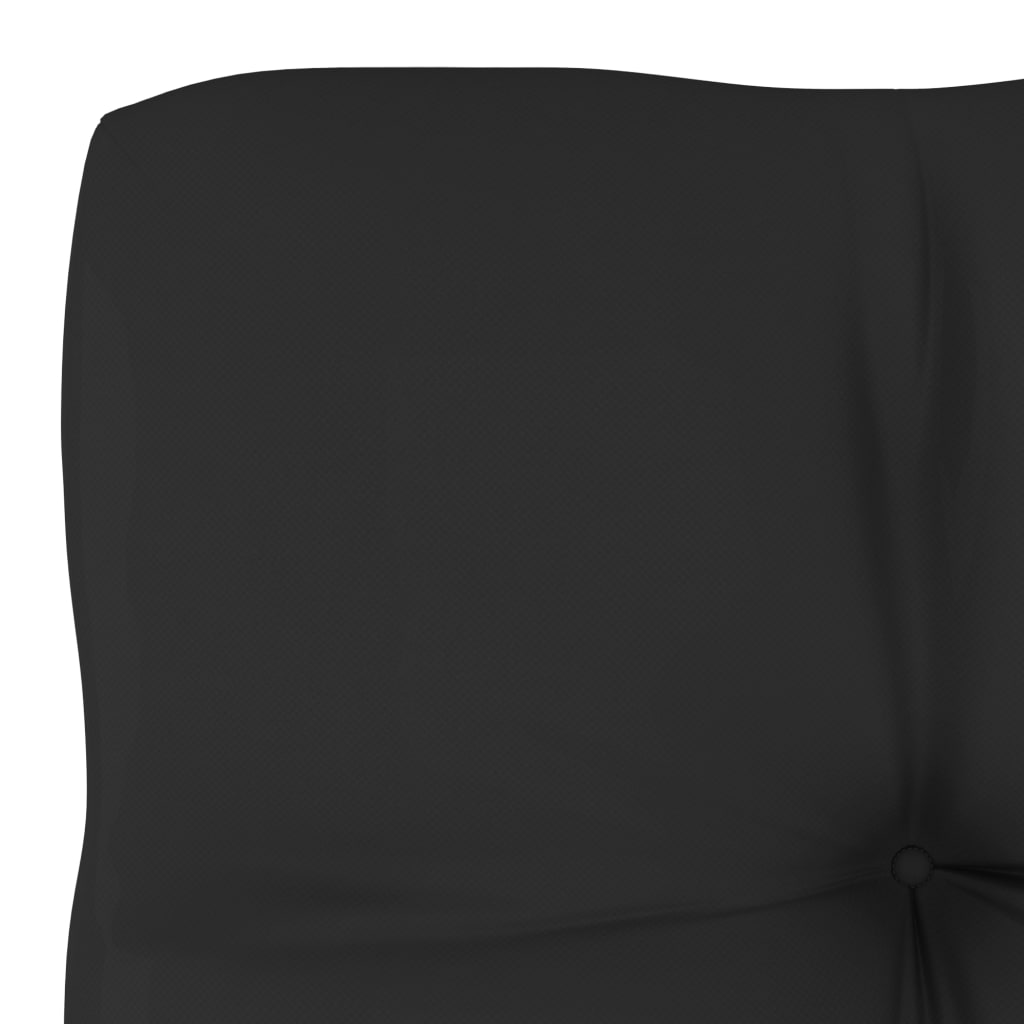 314395 Pallet Sofa Cushion Black 70x70x10 cm