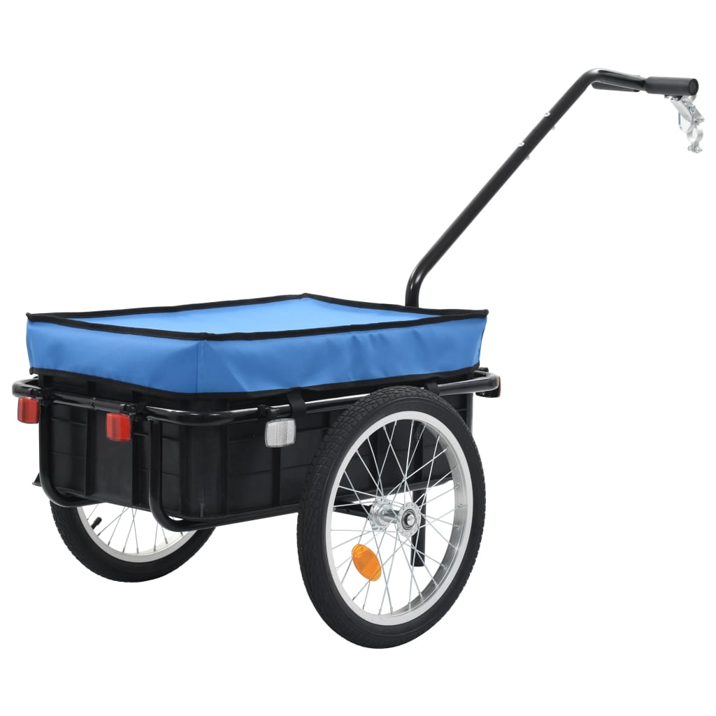 Bike Cargo Trailer/Hand Wagon 155x61x83 cm Steel Blue