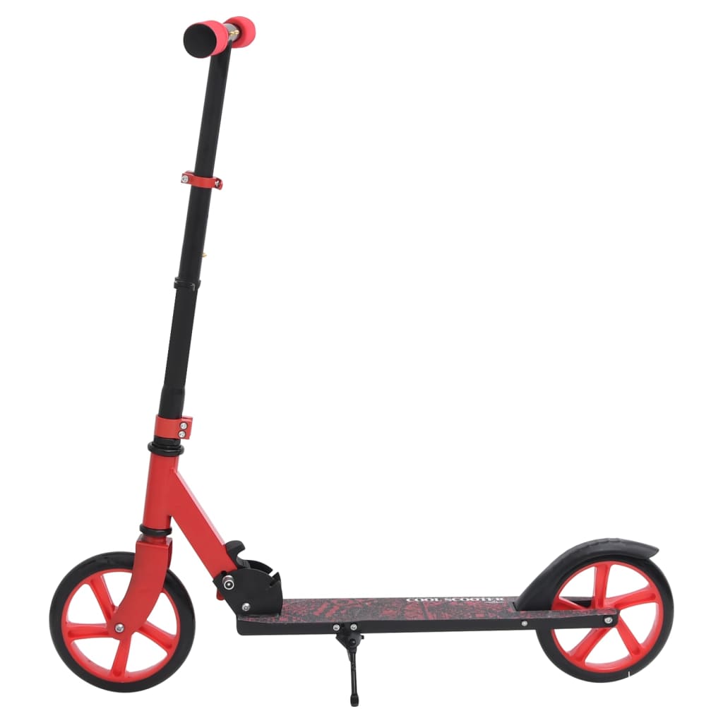 2-Rad-Kinderroller mit Verstellbarem Lenker Rot