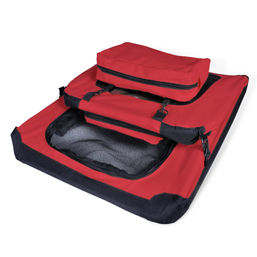 Pet Carrier Portable & Foldable XXL Red
