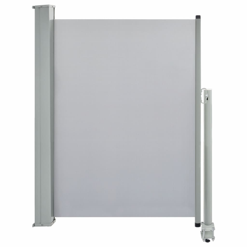 Ausziehbare Seitenmarkise 100x300 cm Grau