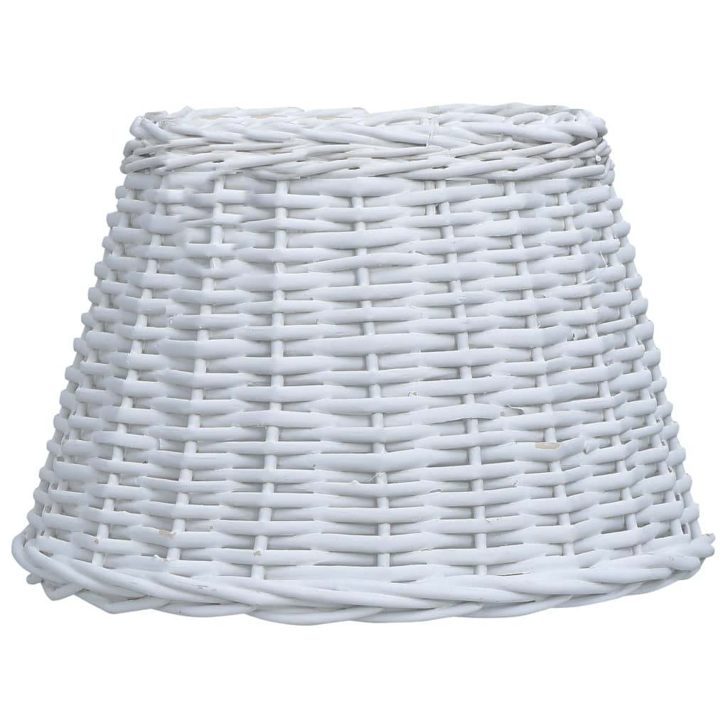 Lamp Shade Wicker 40x26 cm White
