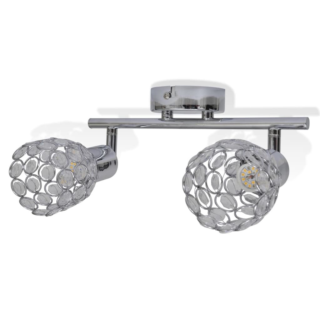 Deckenlampe Kristall-LED Lampe 2 x 4 W