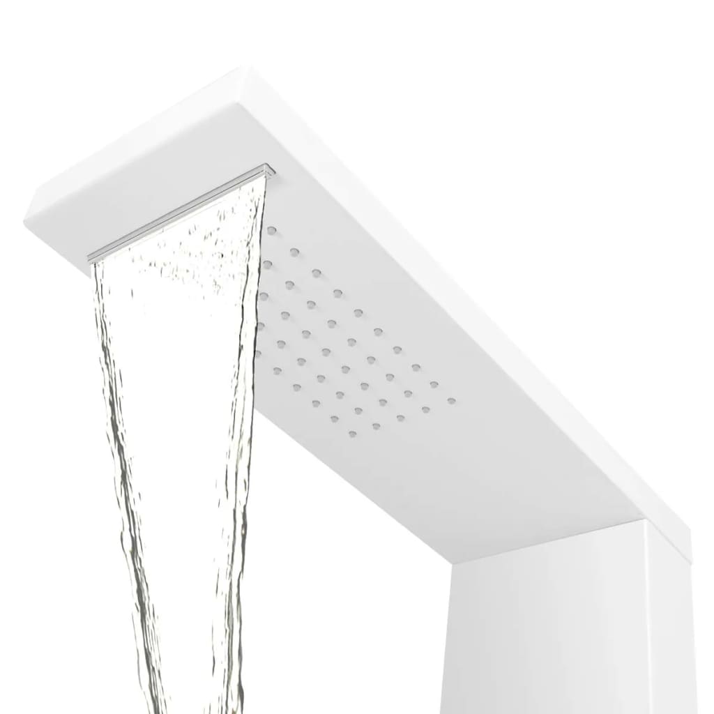Shower Panel System Aluminium Matte White