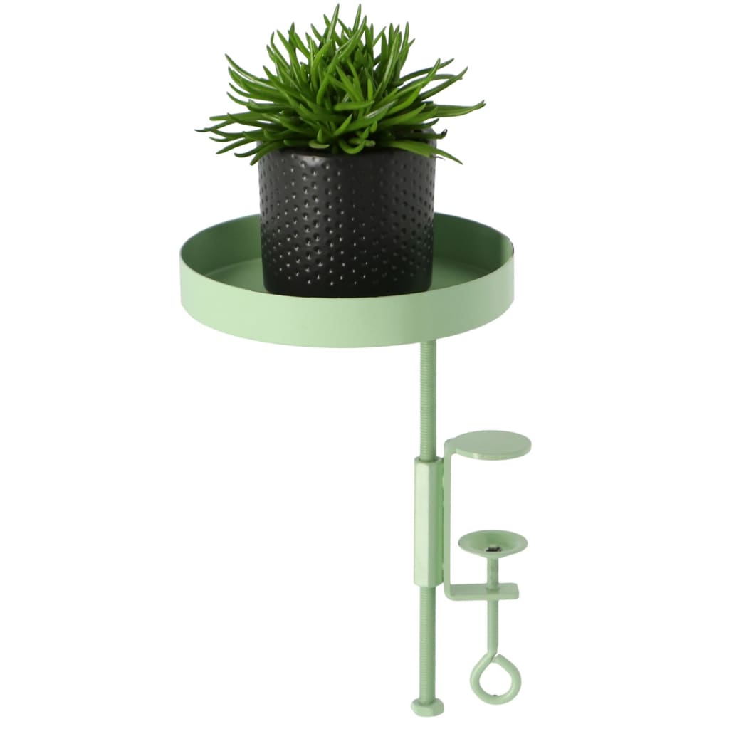 Esschert Design Plant Tray with Clamp Round Green S