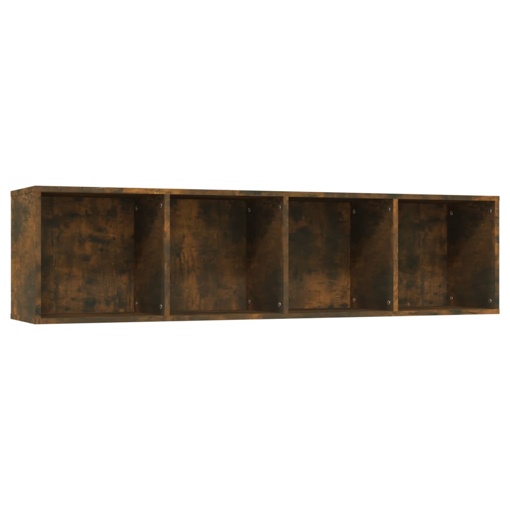 Book Cabinet/TV Cabinet Smoked Oak 143x30x36cm Engineered Wood