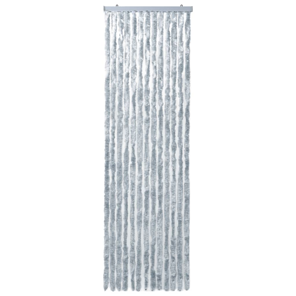 Moustiquaire Blanc et gris 90x200 cm Chenille