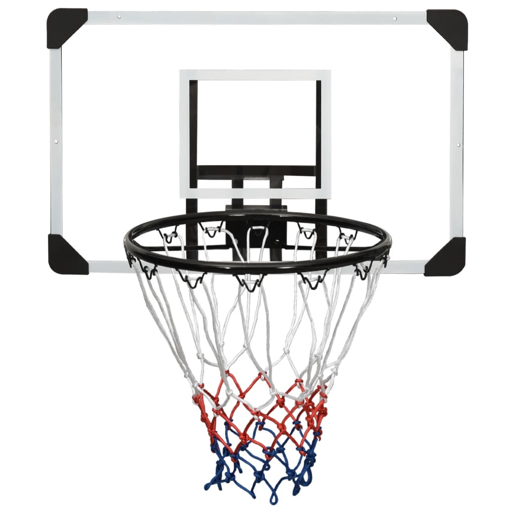 Basketball Backboard Transparent 71x45x2.5 cm Polycarbonate