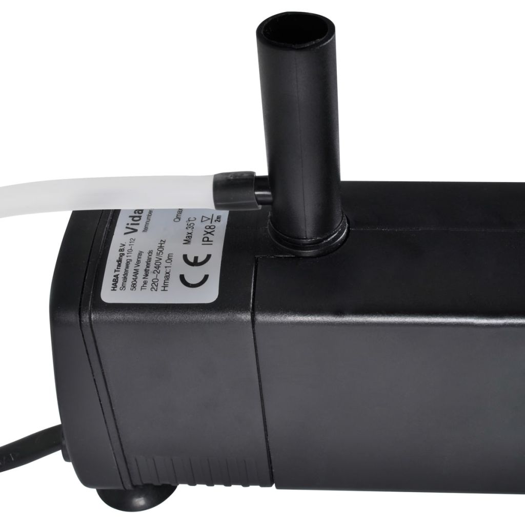 Aquarium Filter Pump With Active Carbon 600L/h