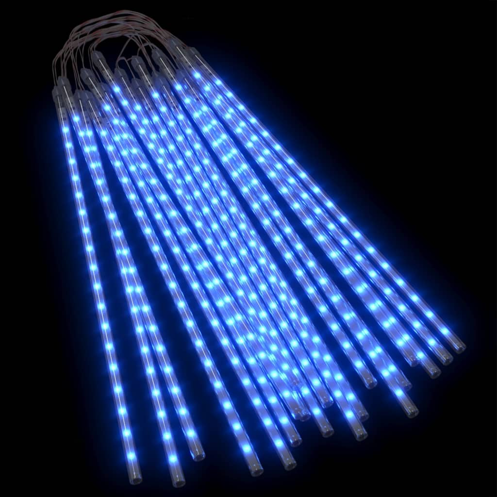 Meteorlichter 20 Stk. 50 cm Blau 720 LEDs Indoor Outdoor