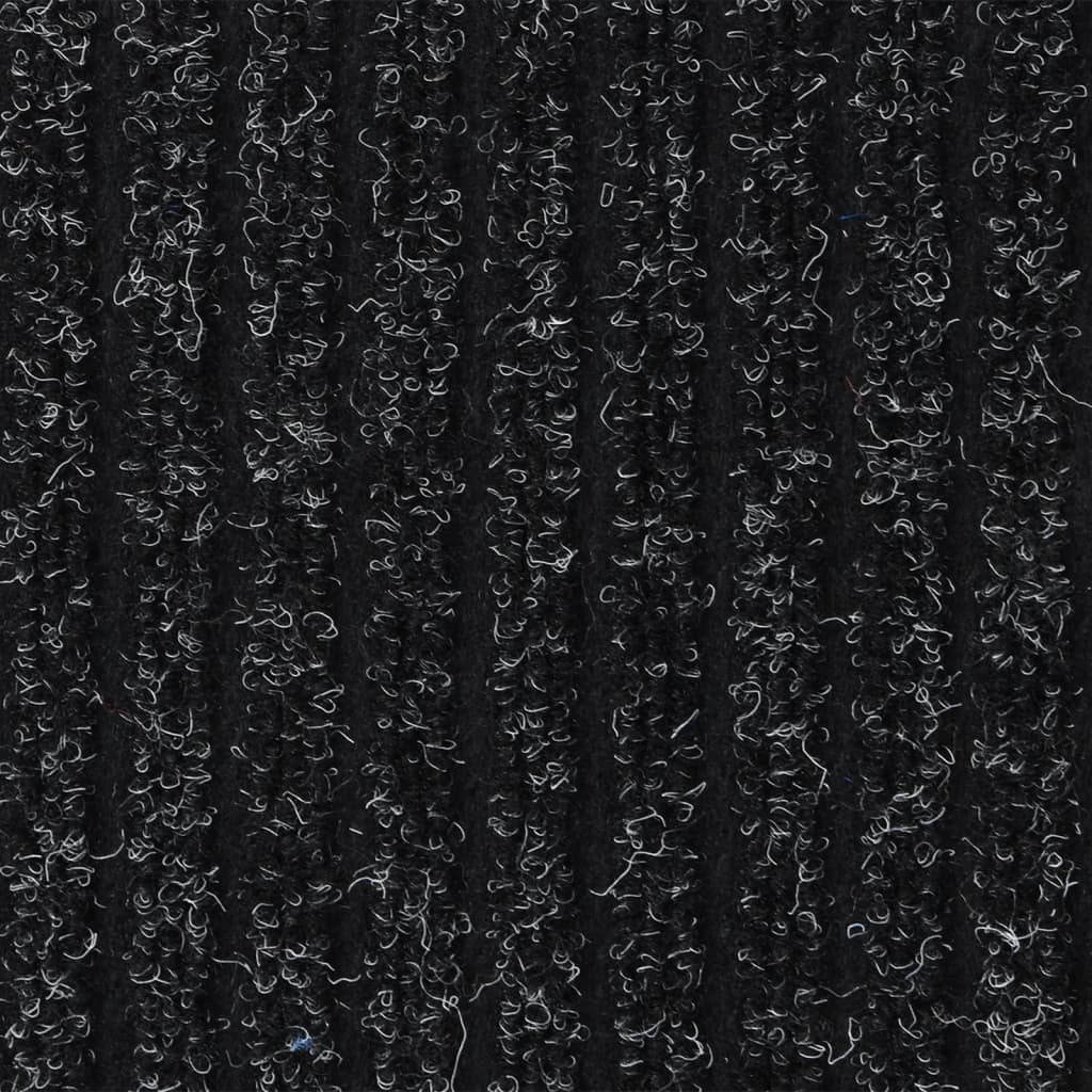 Doormat  Striped Anthracite 40x60 cm