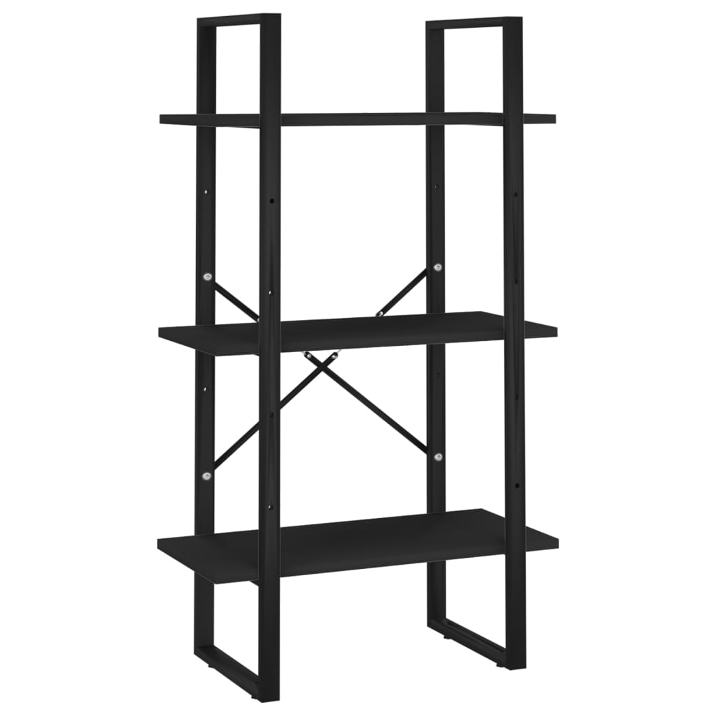 Storage Shelf Black 60x30x105 cm Chipboard