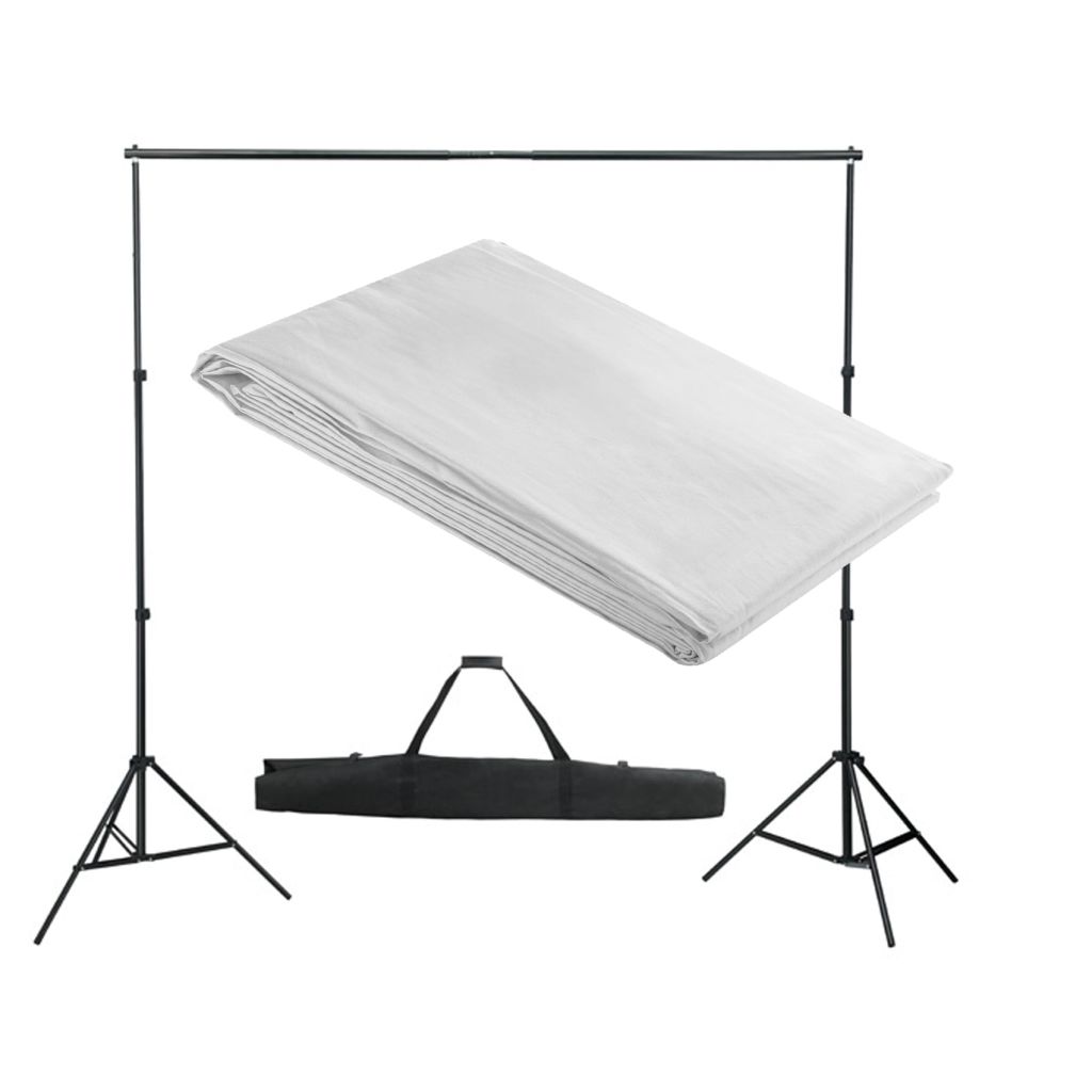 Backdrop Support System 300 x 300 cm White