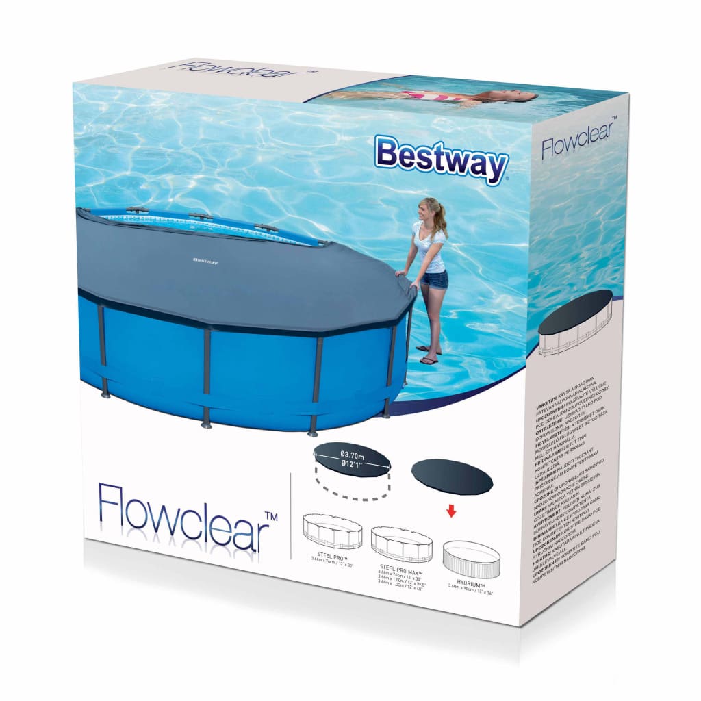 Bestway Pool Cover for Sirocco Frame Pool Round 366 cm