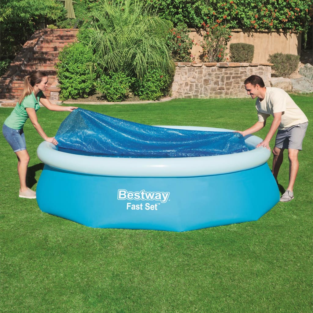 Bestway Couverture solaire de piscine Flowclear 305 cm