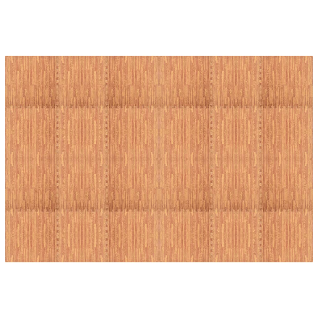 Floor Mats 24 pcs Wood Grain 8.64 ㎡ EVA Foam
