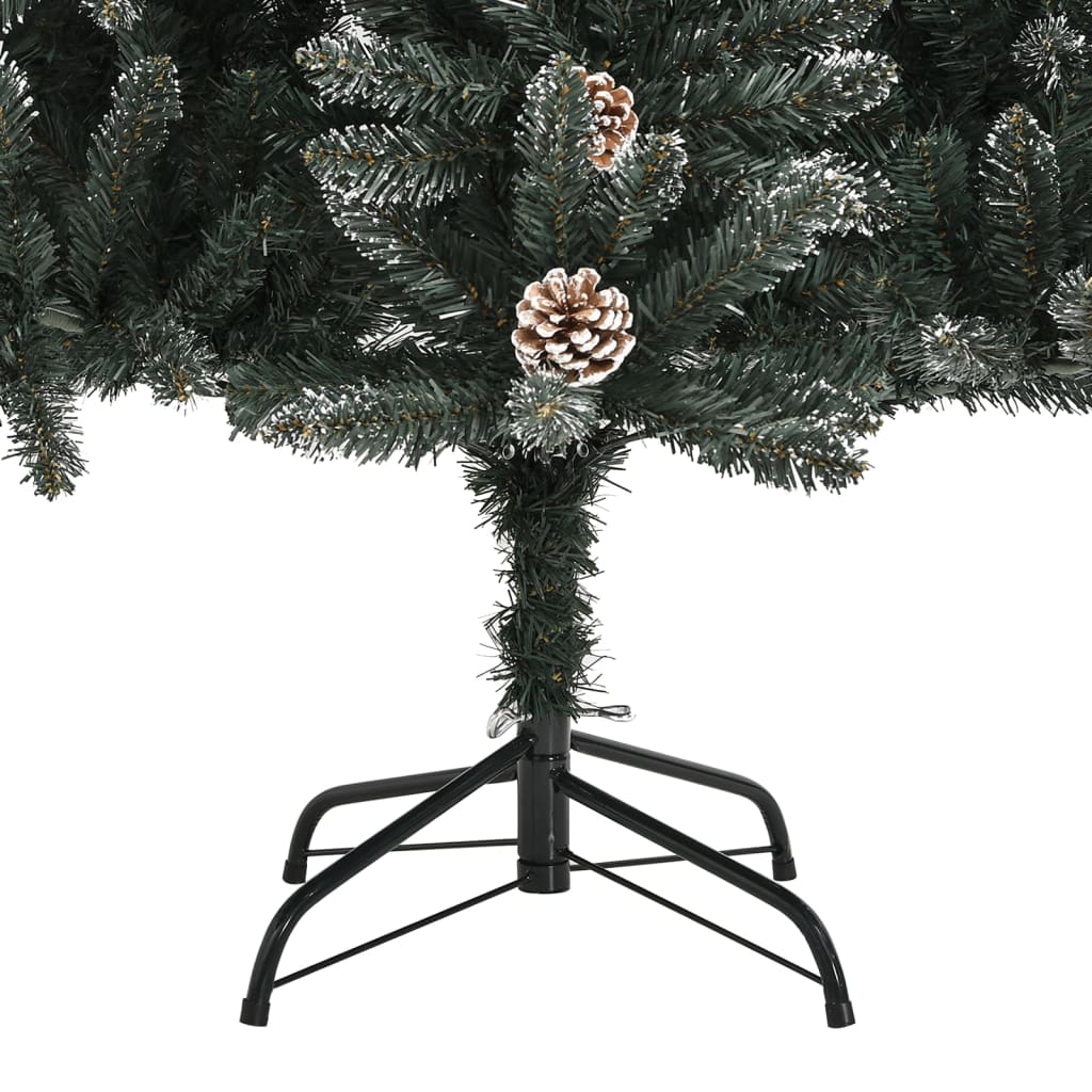 Artificial Christmas Tree with Stand Green 210 cm PVC
