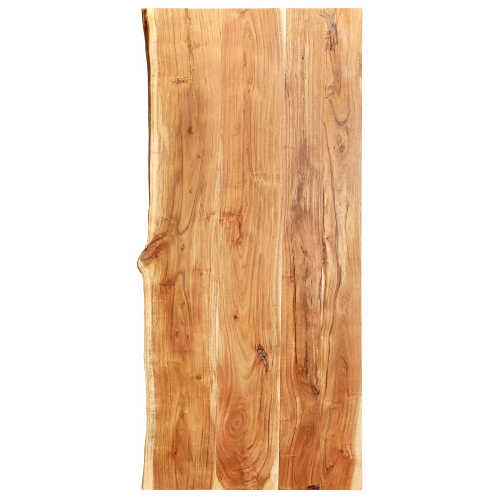 Badezimmer-Waschtischplatte Massivholz Akazie 120 x 55 x 3,8 cm