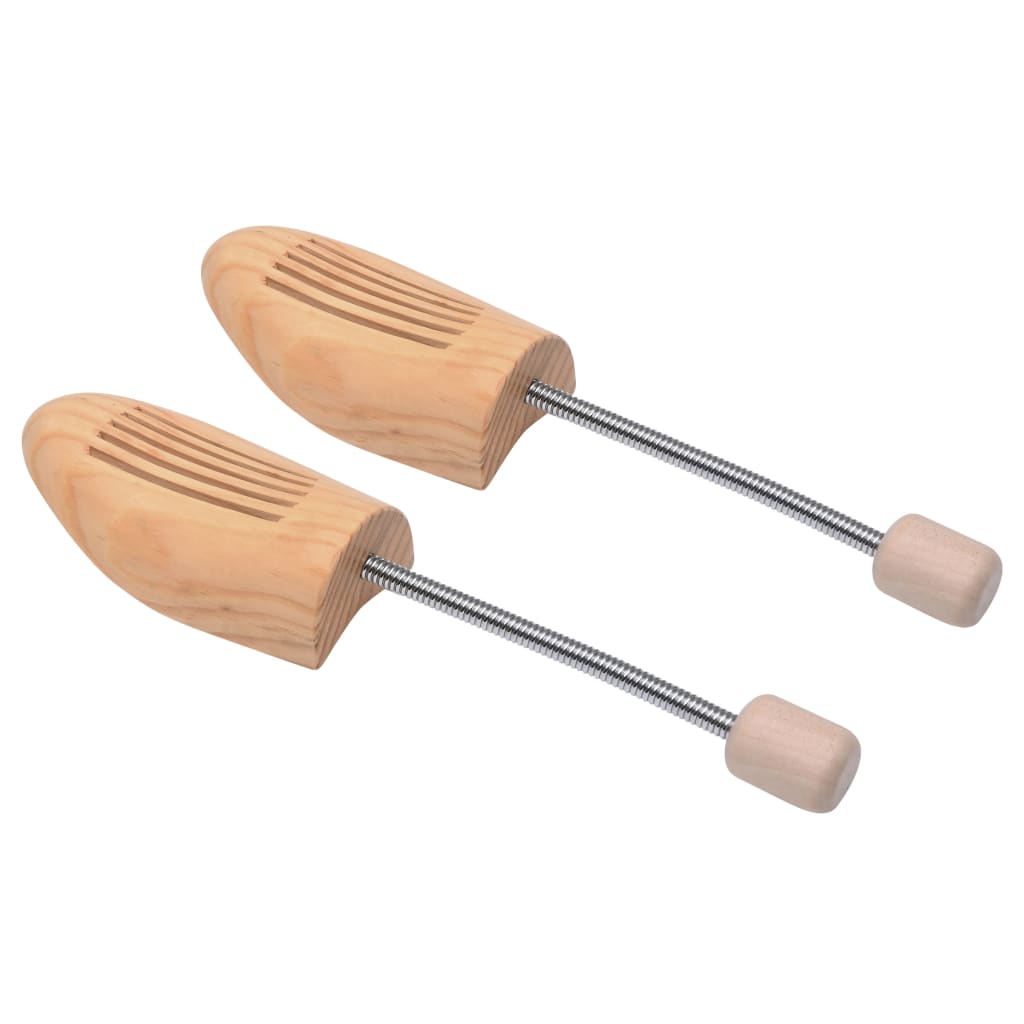 Shoe Trees 10 Pairs Size 38-39 Solid Pine Wood