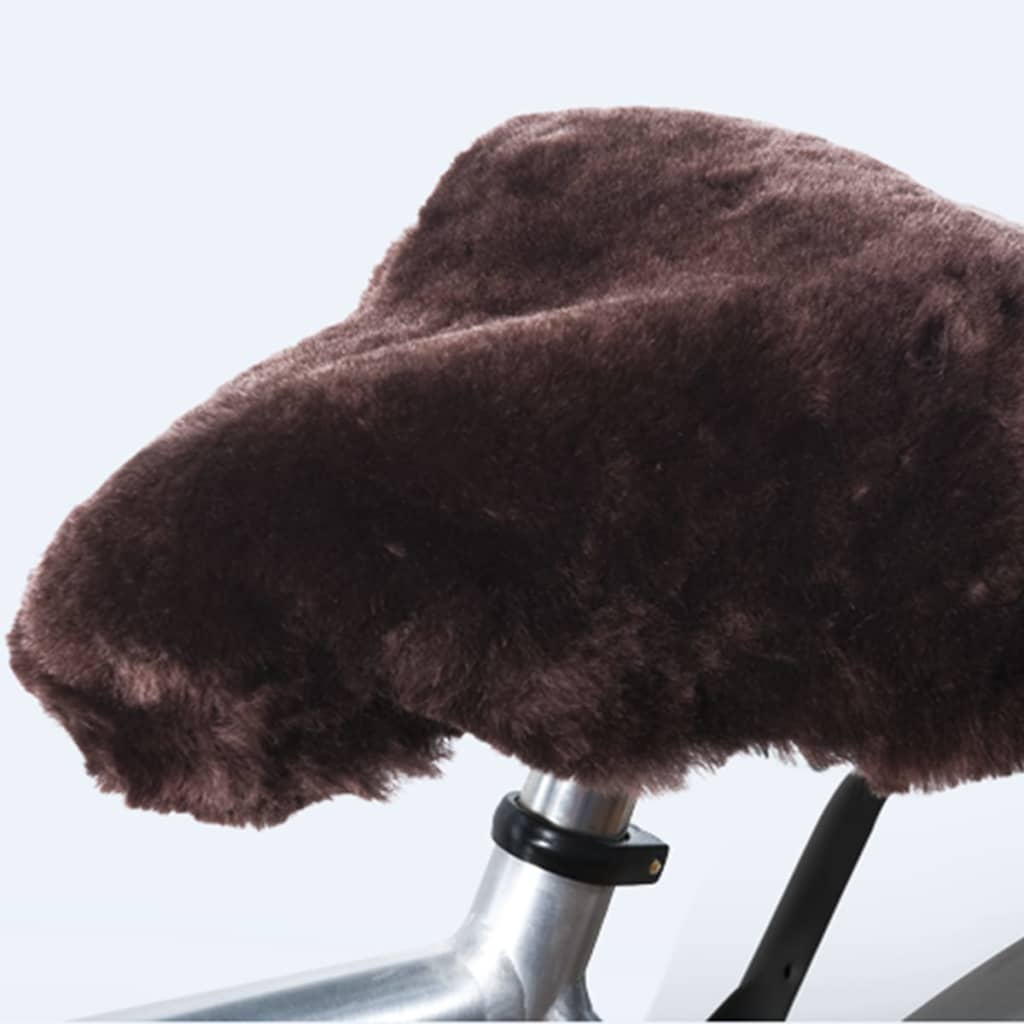 Willex Bicycle Saddle Cover Sheepskin Brown
