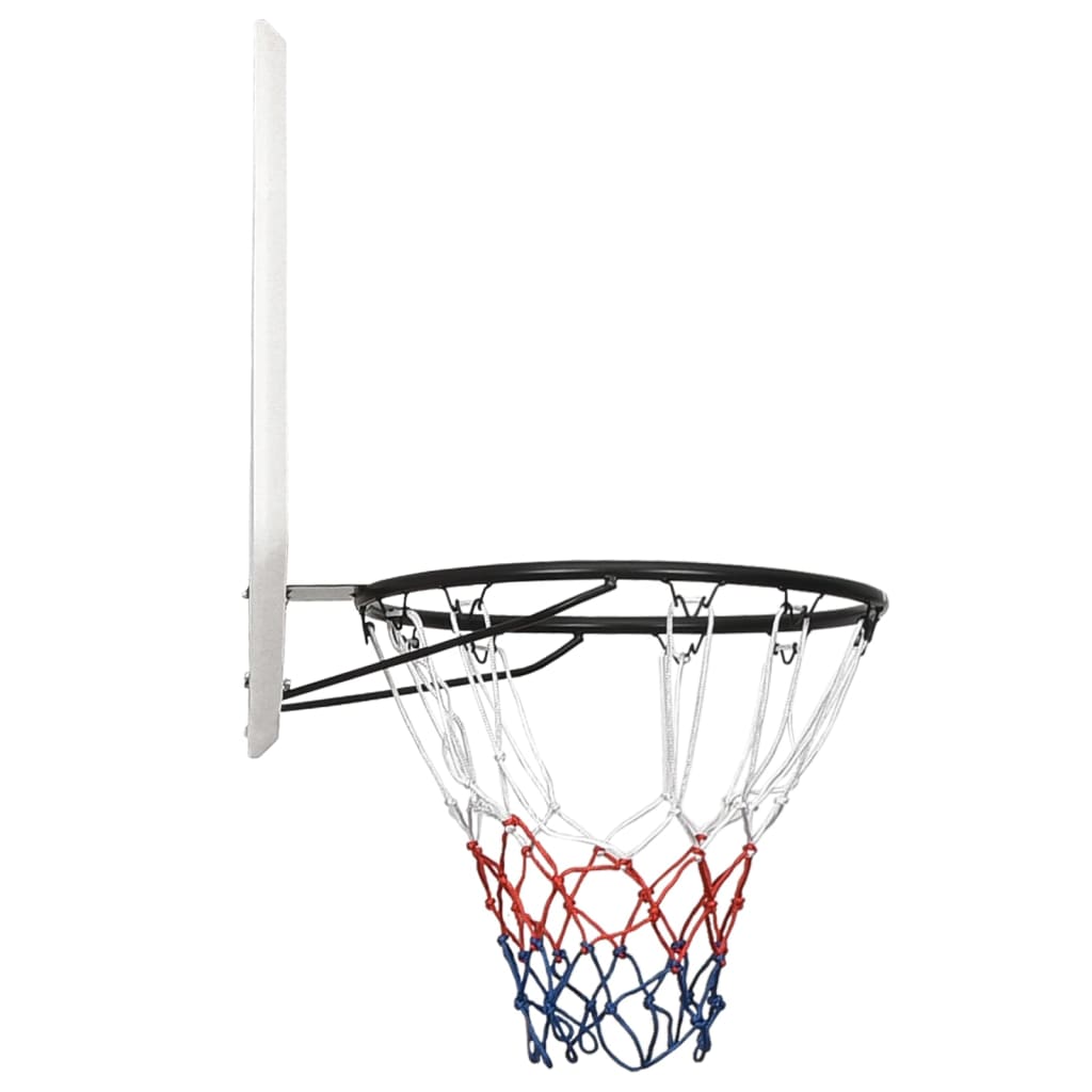 Basketballkorb Weiss 90x60x2 cm Polyethylen