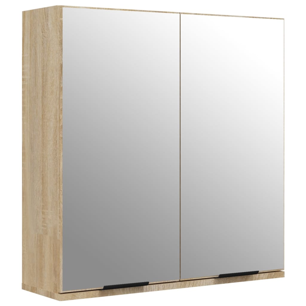 Bad-Spiegelschrank Sonoma-Eiche 64x20x67 cm