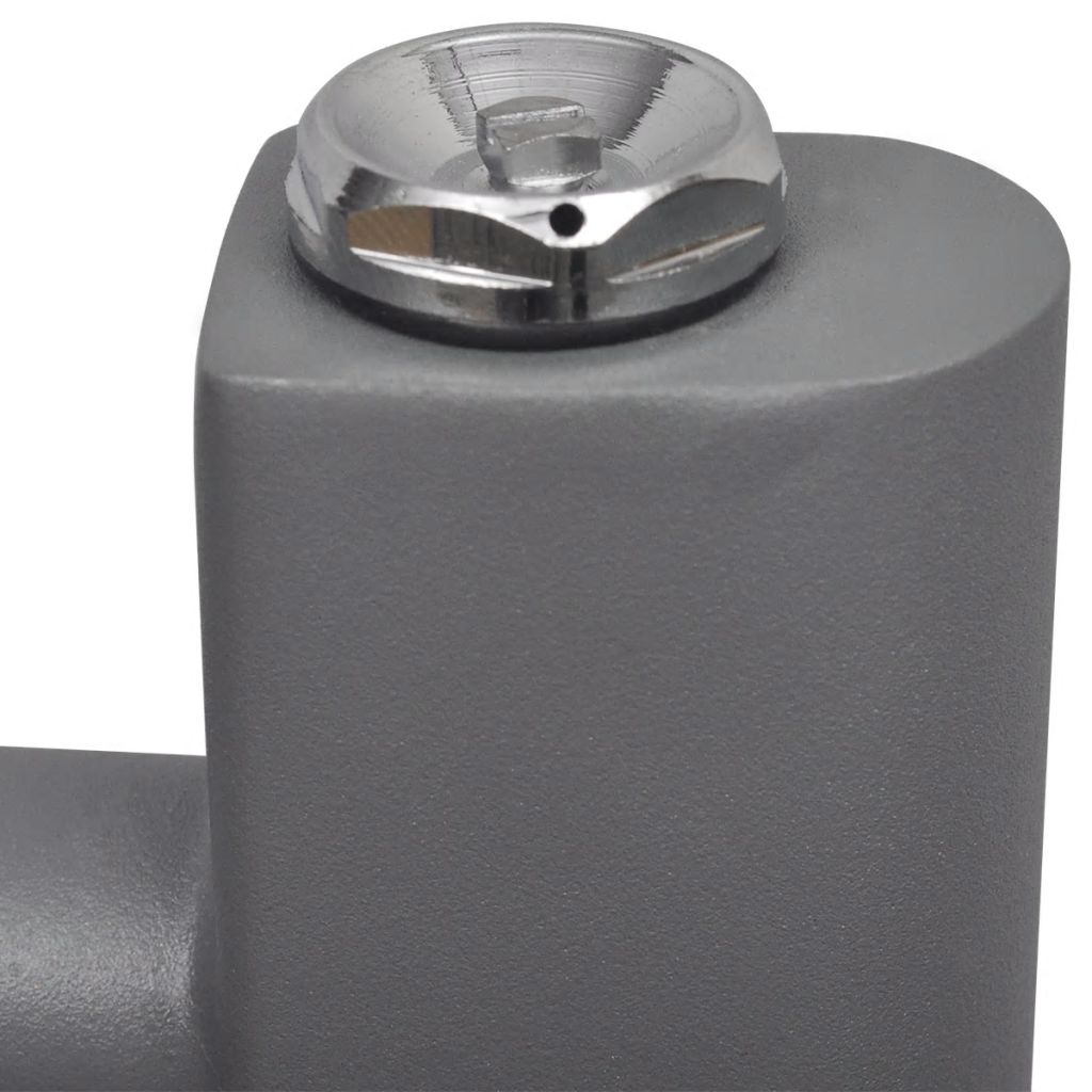 Badheizkörper Grau Handtuchhalter Gerade 480x480 mm