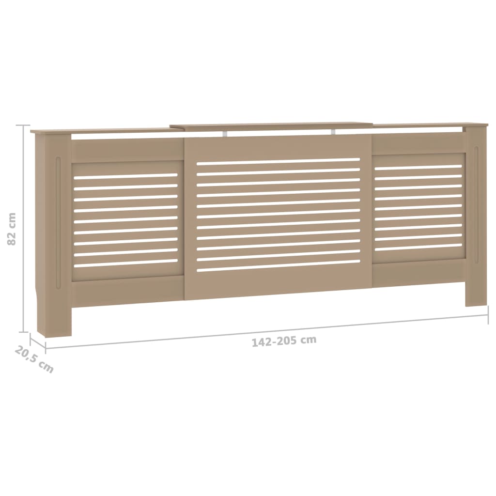 MDF Radiator Cover 205 cm