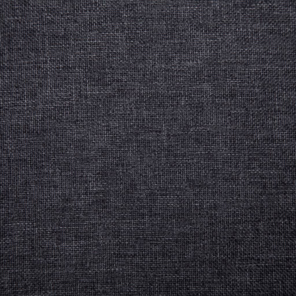 Banc 139,5 cm Gris foncé Polyester