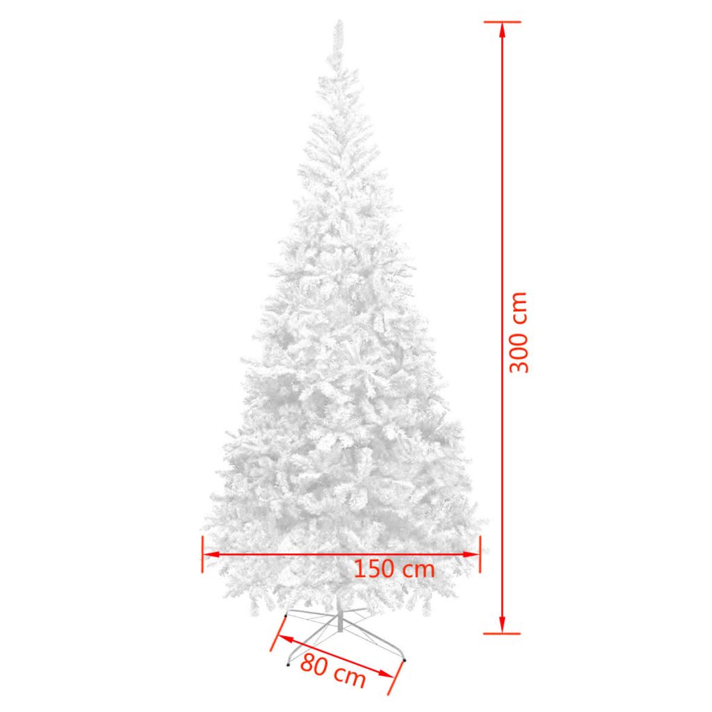 Artificial Christmas Tree XL 300 cm White