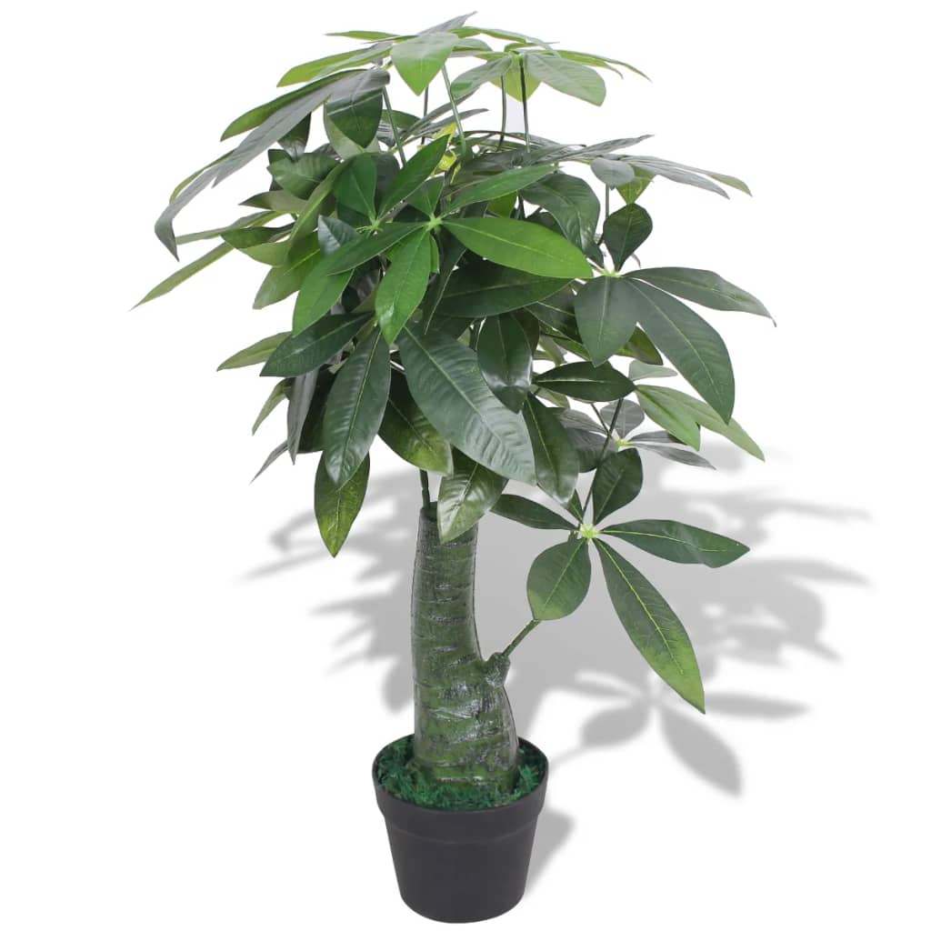 Artificial Fortune Tree Plant with Pot 85 cm Green