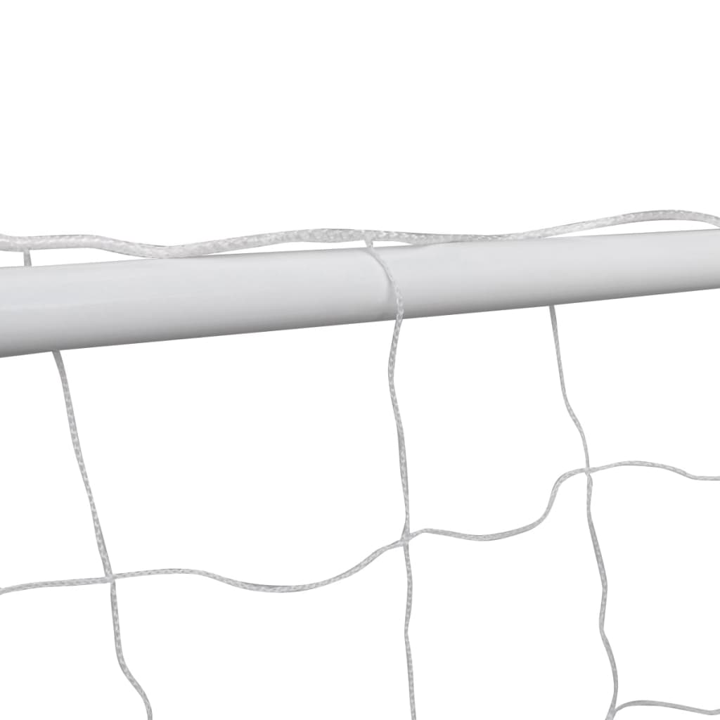 Fussball-Tornetze 2 Stück 240 x 90 x 150 cm Stahl