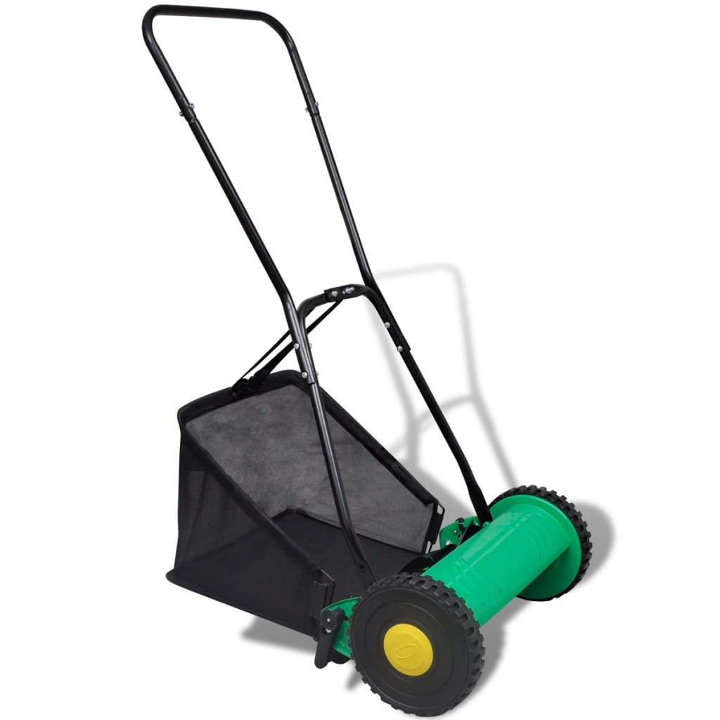 Hand Push Lawn Mower 40 cm with Grass Collection Bag