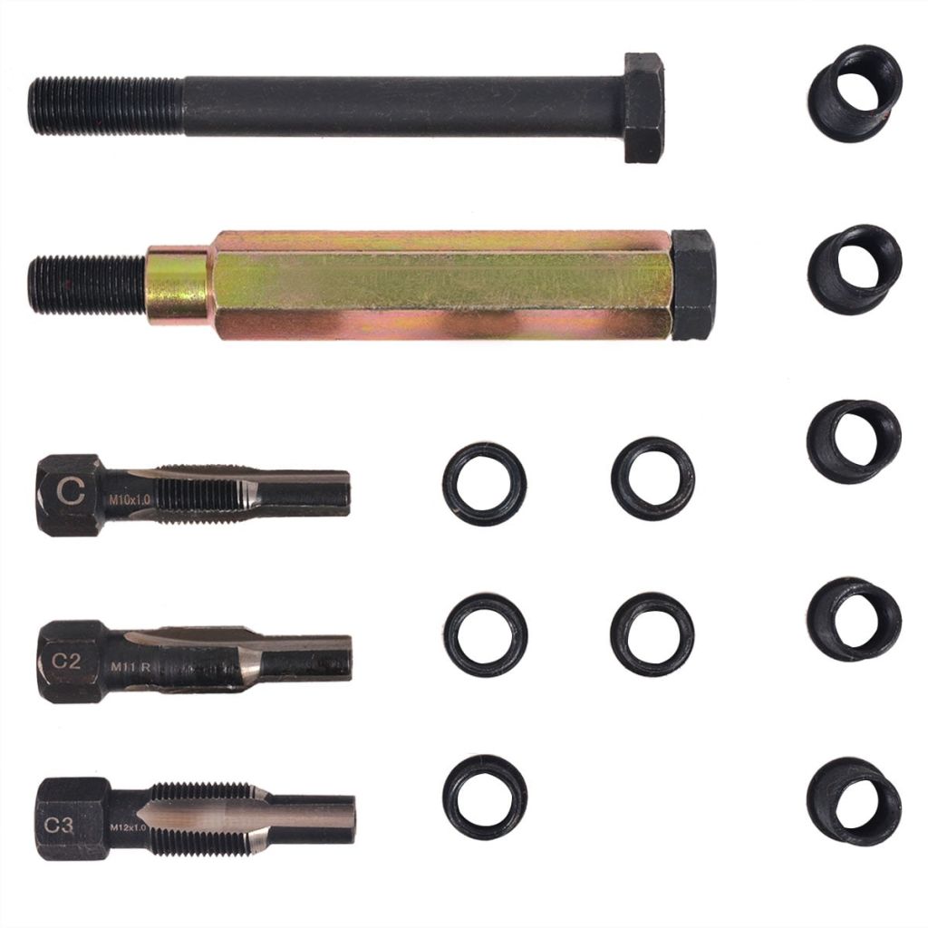 15 Piece Glow Plug Thread Repair Kit M10 x 1.0 mm