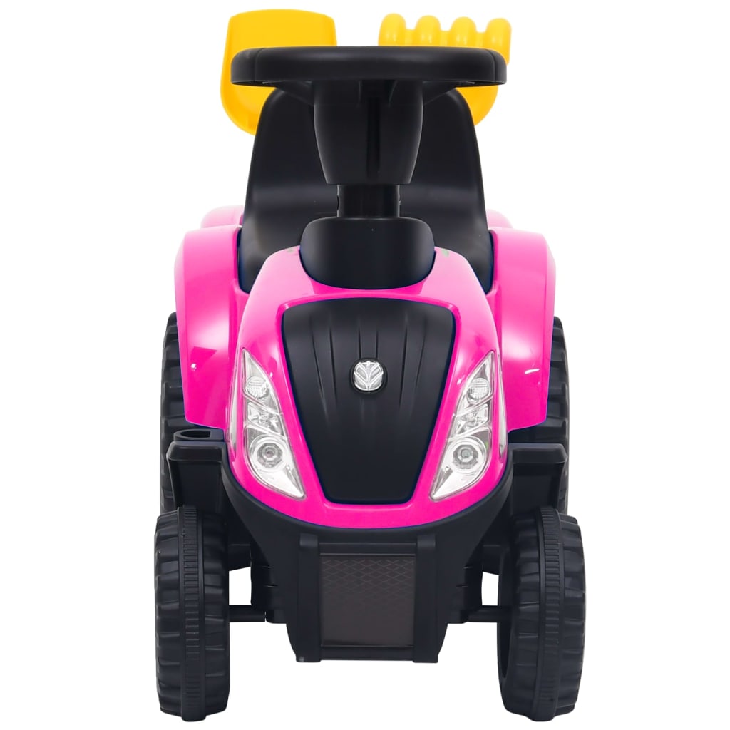 Kids Tractor New Holland Pink