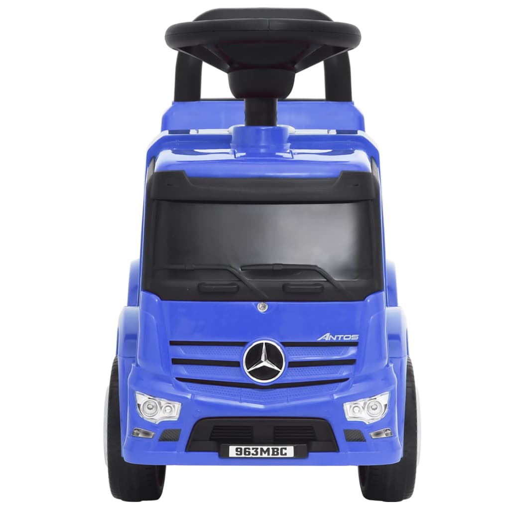 Camion à pédales Mercedes-Benz Bleu