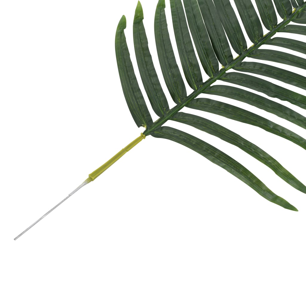 5 pcs Feuilles artificielles de palmier Vert 125 cm