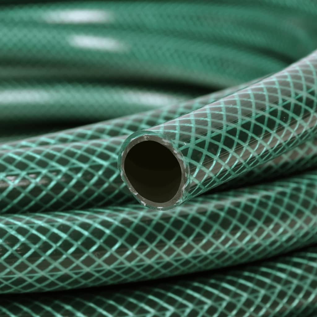 25 m Green Flexible PVC Hose for Water Gardens & Irrigation 3/4 Inch