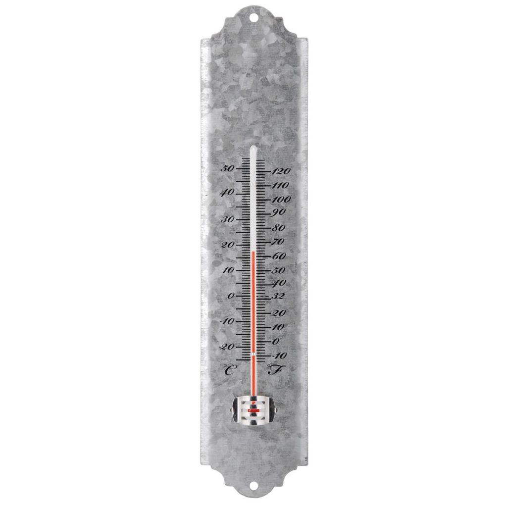 Esschert Design Wall Thermometer Scrap Zinc 30 cm OZ10