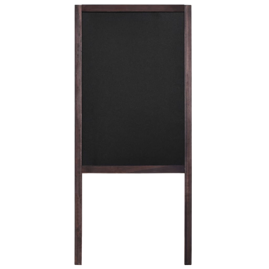 Double-sided Blackboard Cedar Wood Free Standing 40x60 cm
