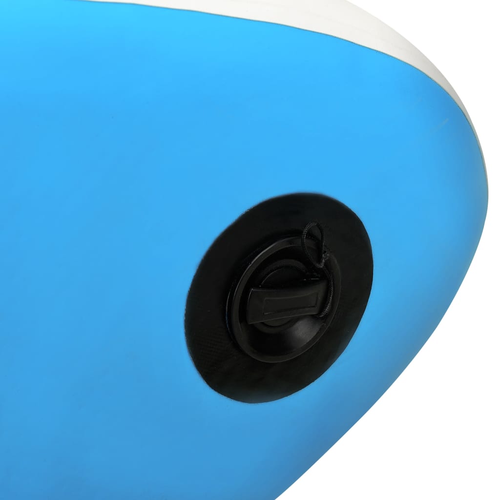 Aufblasbares Stand Up Paddle Board Set 305x76x15 cm Blau