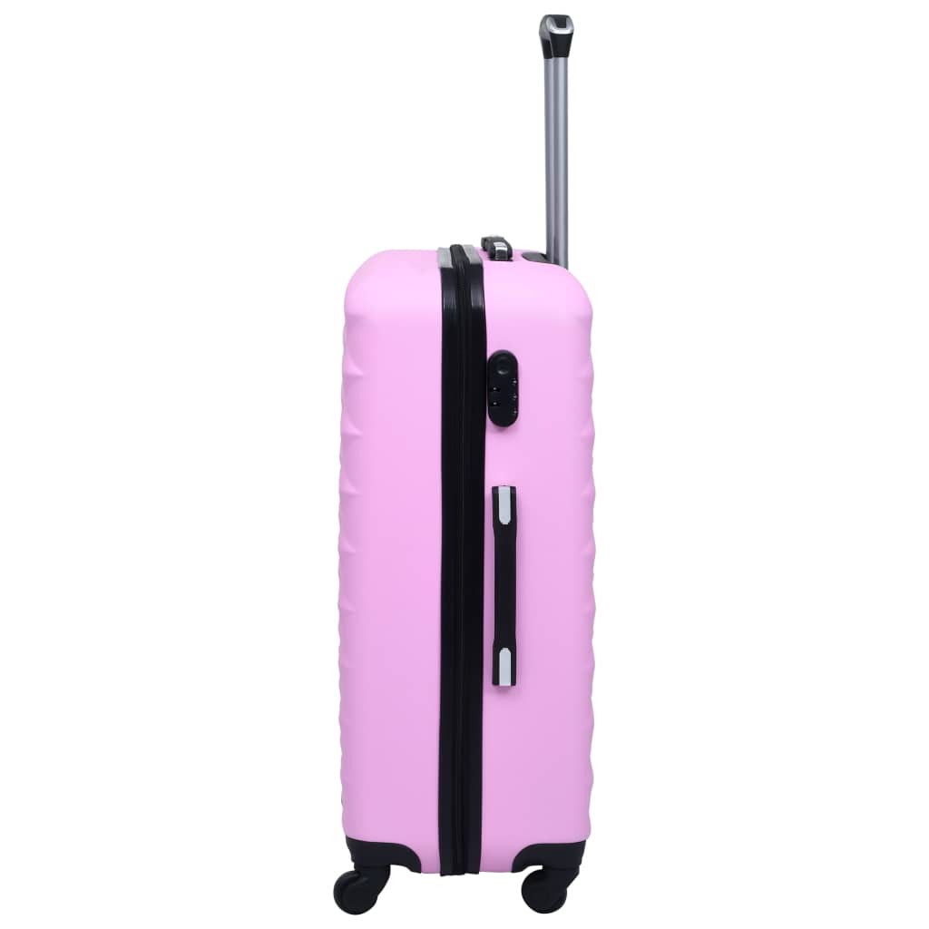 Hardcase Trolley Set 2 pcs Pink ABS