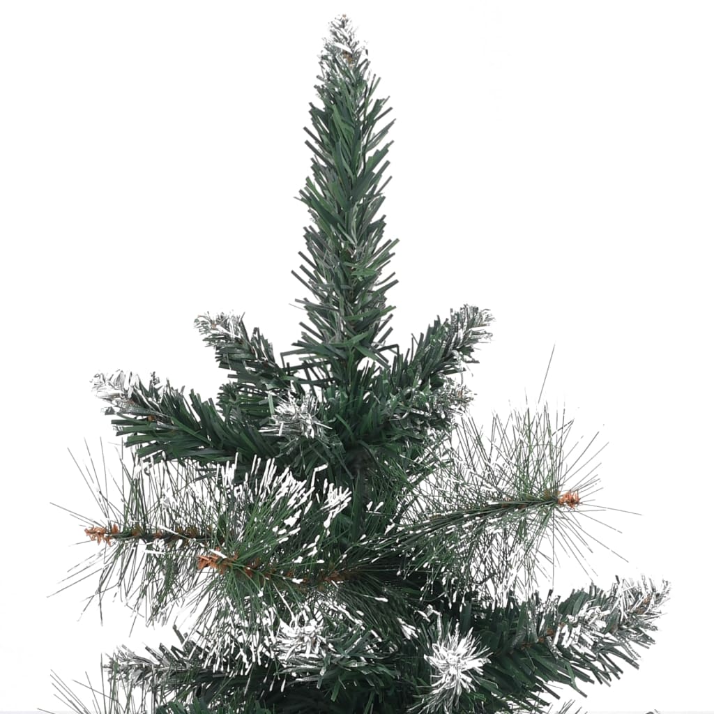 Artificial Christmas Tree with Stand Green and White 90 cm PVC
