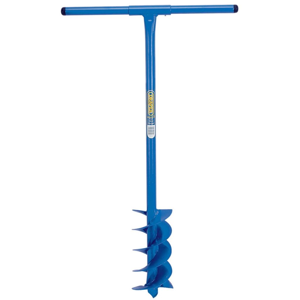 Draper Tools Post Hole Digger with Auger 1070x155 mm Blue 24414